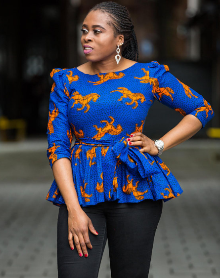 Ankara peplum tops styles sale