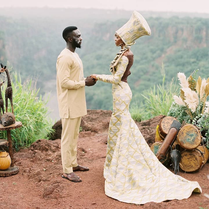 African traditional shop wedding attire