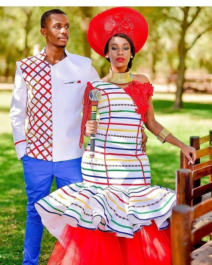 Traditional African Bridal Dress for Customizable Wedding Outfits