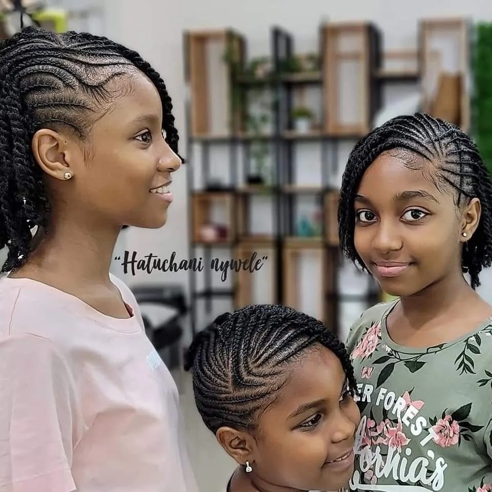 2023 Hairstyles For African Kids and Hairstyles For Little Girl - Reny  styles