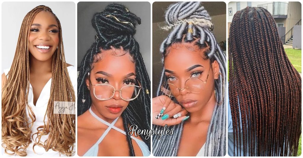 Trendy And Elegant 2023 Black Braided Hairstyles Reny Styles 4352