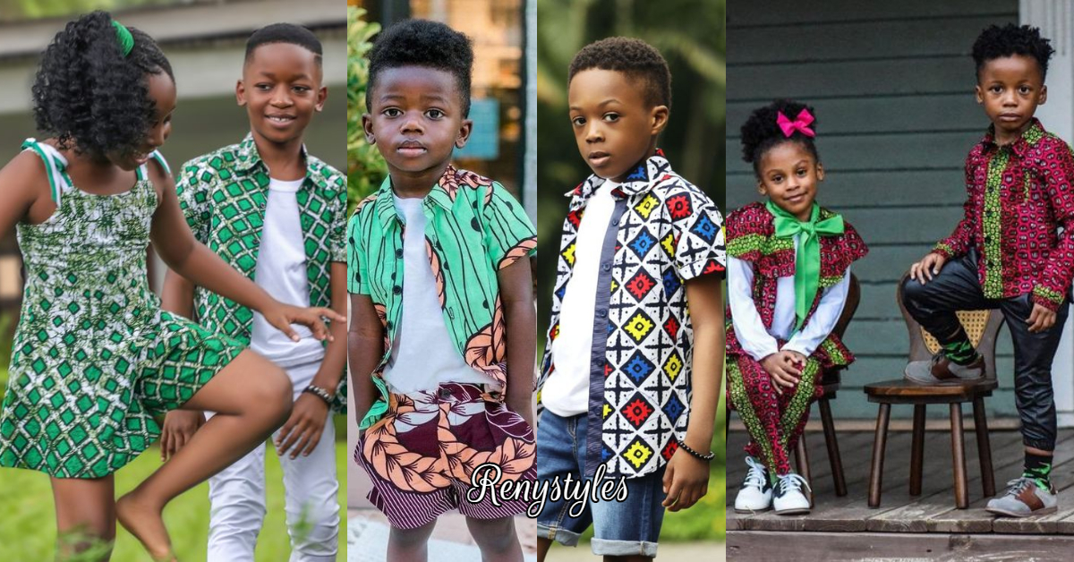 African Clothes for Kids Bazin Riche Boys Ankara Outfits Jumpsuit Bib  Overalls Matching Girls Print Suspender