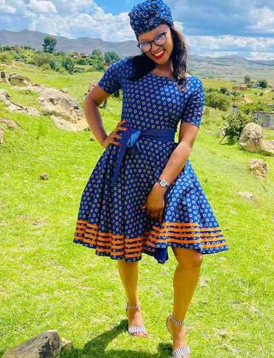 Basotho seshoeshoe outlet dress