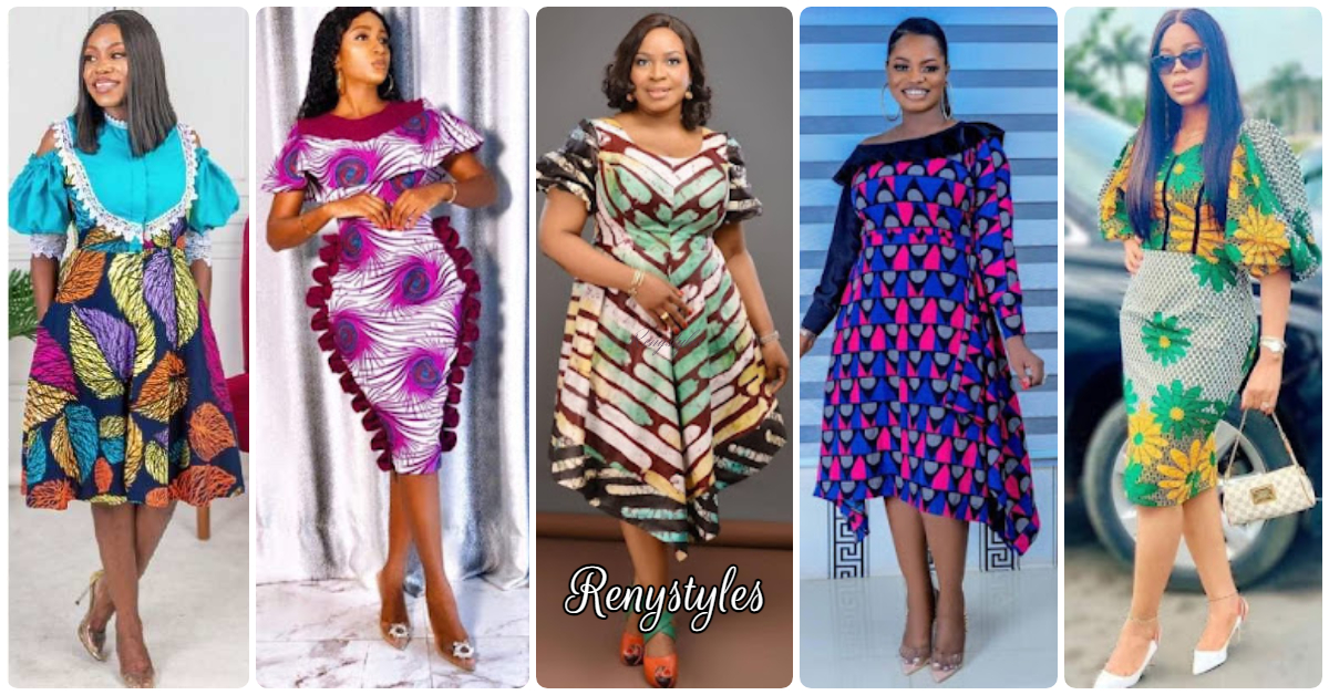 Elegant and Stylish Midi Gowns Styles for Stylish Women. - Stylish Naija |  African fashion skirts, African design dresses, African fashion traditional