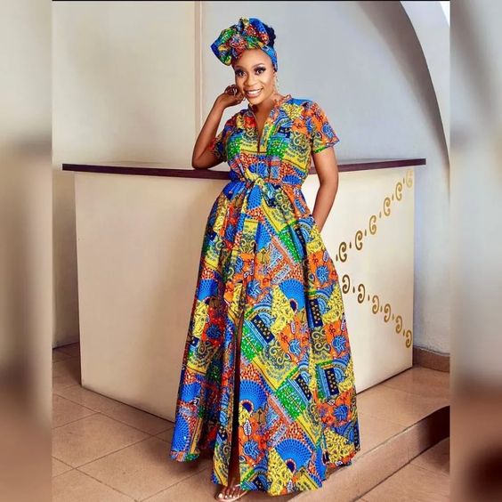 Stunning Ankara Maxi Gowns you will love - Reny styles