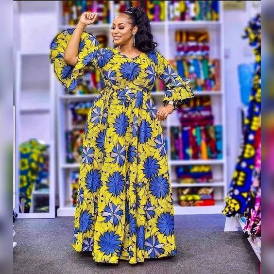 Latest ankara outlet maxi gowns