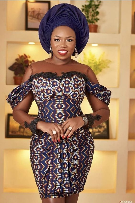 Simple Outstanding Ankara Long /Short Gowns for Ladies - Reny styles