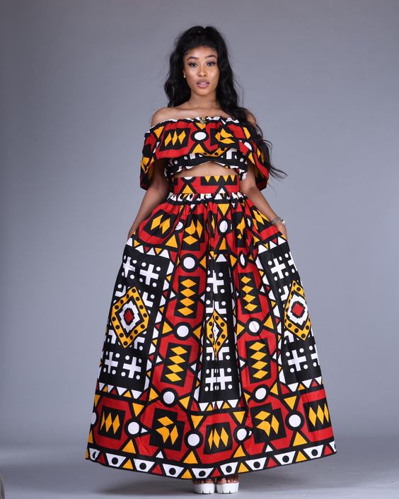 Stunning African Samakaka Tribal Print - Reny styles