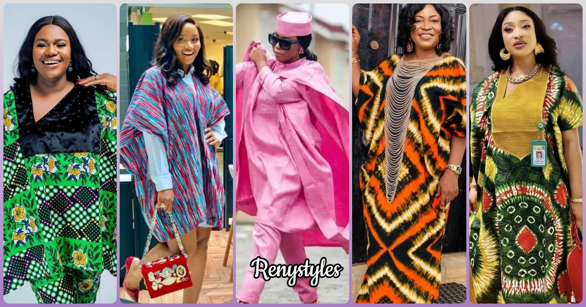 Latest ankara agbada on sale styles for ladies