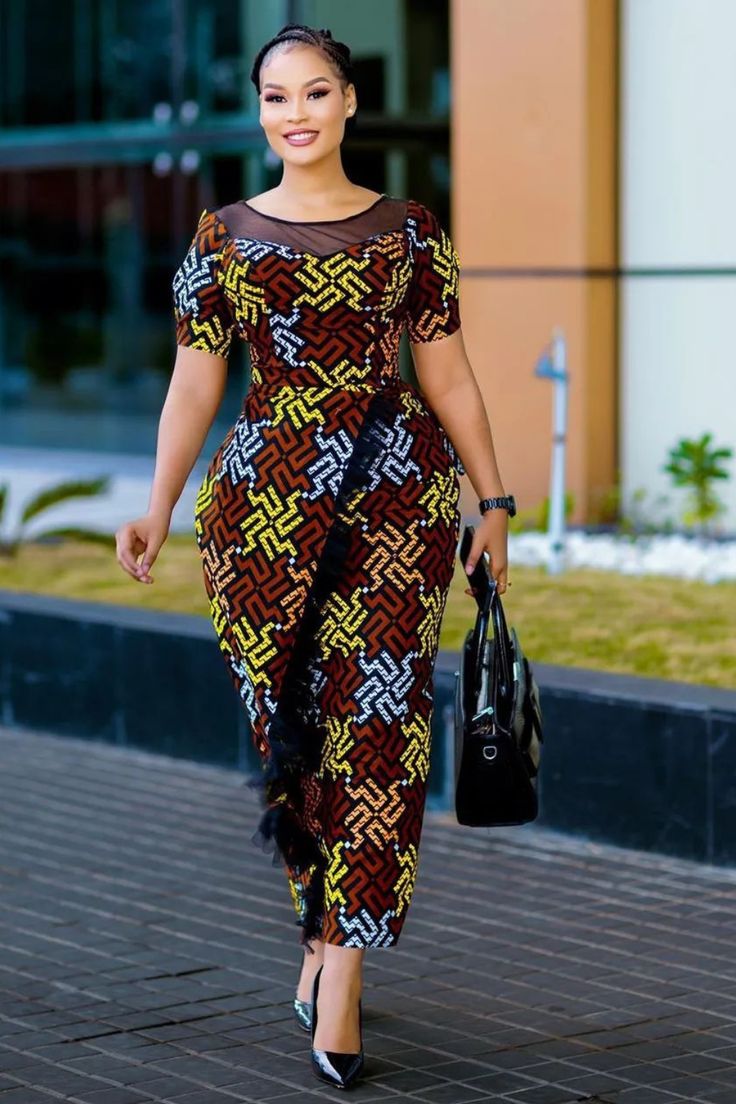 Elegant ankara gown on sale styles