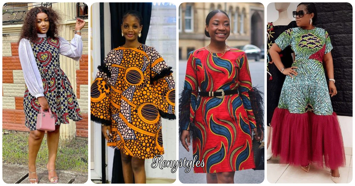 Trendy Ankara Gown Designs For Stylish Women Reny Styles Trendy Ankara Gown Designs For Stylish Women Reny Styles