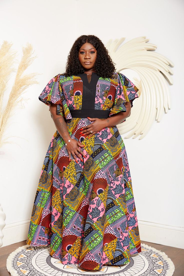 Vibrant Designs for Short and Long Ankara Gowns - Reny styles
